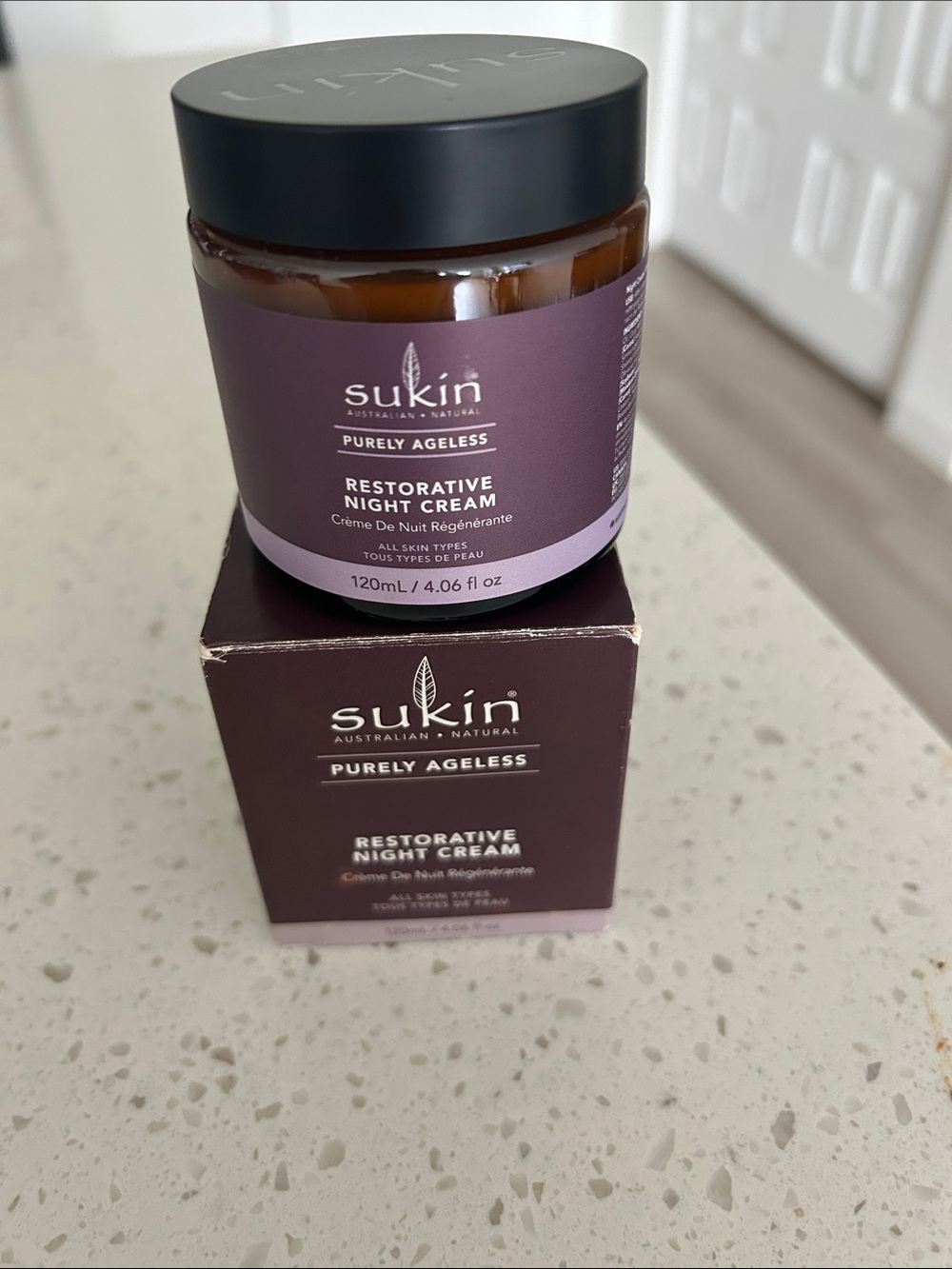 Sukin Purely Ageless Restorative Night Cream — Plum Jar